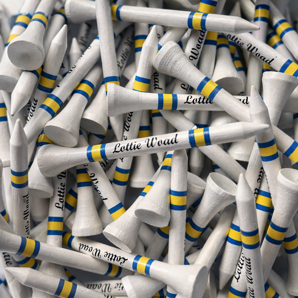 GOLF ONE8® Supports Lottie Woad with Custom Leeds-Inspired Bamboo Tees